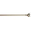Gordijnroedes-ACAZA Lange Gordijnroede - Uitschuifbare Gordijn Rail - Stang van 240-360 cm - Zilver