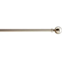 Gordijnroedes-ACAZA Lange Gordijnroede - Uitschuifbare Gordijn Rail - Stang van 240-360 cm - Zilver