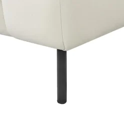 Loveseats-Beliani LANNILS - Chaise longue - Beige - Linkszijdig - Fluweel
