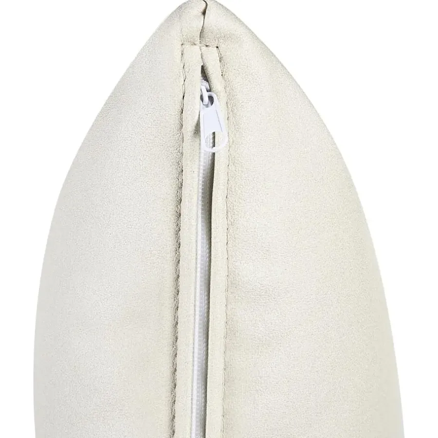 Loveseats-Beliani LANNILS - Chaise longue - Beige - Linkszijdig - Fluweel