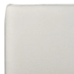 2-Persoons Bedden-Beliani LAVAUR - Bed met opbergruimte - Off-white - 160 x 200 cm - Bouclé