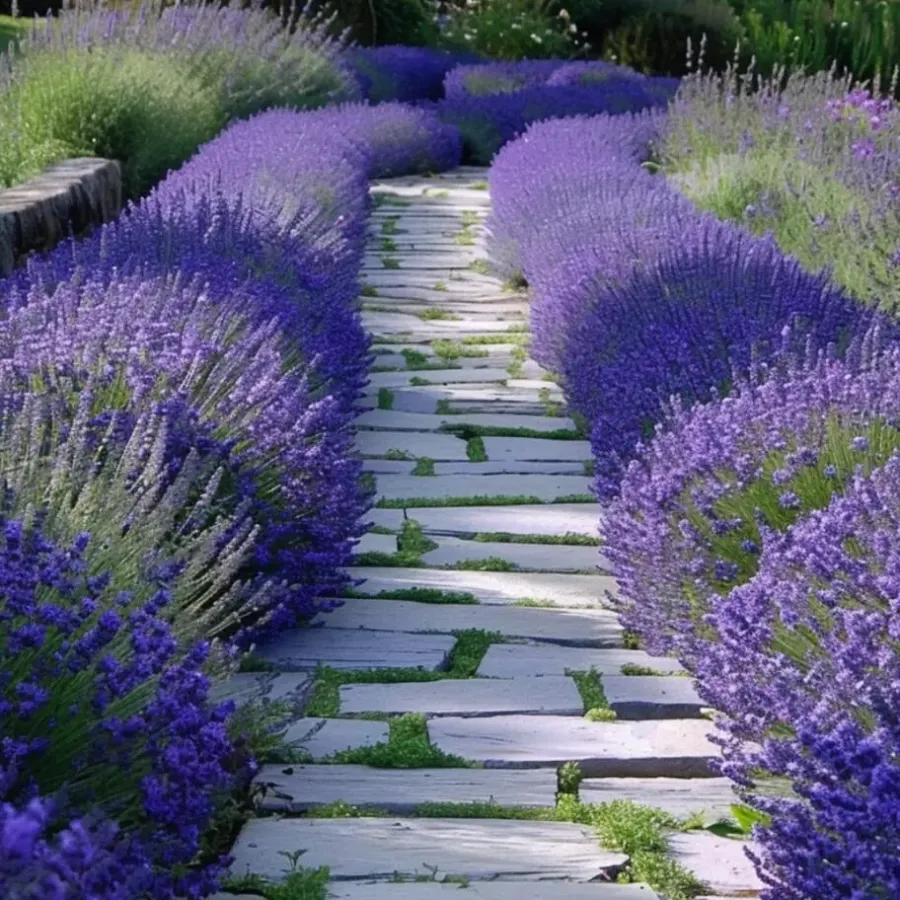 Planten|Tuinplanten-Plant in a Box Lavendel - Set van 36 - Lavandula angustifolia - Hoogte 10-15cm - ⌀10,5cm
