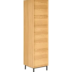 Boekenkasten|Boekenkasten-Leen Bakker LEANDRO - Opbergkast 4 planken - Lichtbruin - MDF
