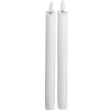 Leen Bakker LED dinerkaarsen - wit - 25 cm - 2 stuks