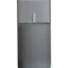 Kaarsen-Leen Bakker Led kaars in glas - grijs - 15xØ7,5 cm