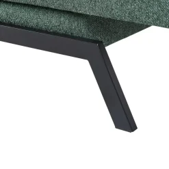 Beliani LEEDS - Slaapbank 3-zits - Groen - Polyester