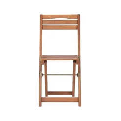 Beliani LENOLA - Bistroset voor 2 - Lichte houtkleur - Acaciahout