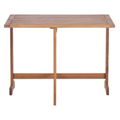 Beliani LENOLA - Bistroset voor 2 - Lichte houtkleur - Acaciahout