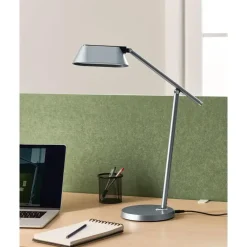 Bureaulampen|Bureaulampen-Leen Bakker LEONIS - Bureaulamp LED - Grijs - Synthetisch materiaal