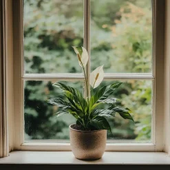 Plant in a Box Lepelplant - Set van 2 - Spathiphyllum 'Torelli' - Hoogte 30-45cm - ⌀12cm
