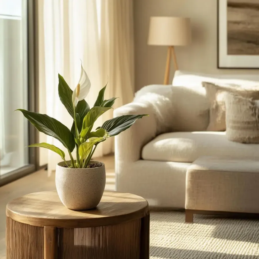 Kamerplanten-Plant in a Box Lepelplant - Spathiphyllum 'Torelli' - Hoogte 30-45cm - ⌀12cm