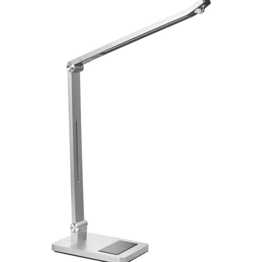 Bureaulampen|Bureaulampen-Leen Bakker LEPUS - Bureaulamp LED - Zilver - Synthetisch materiaal