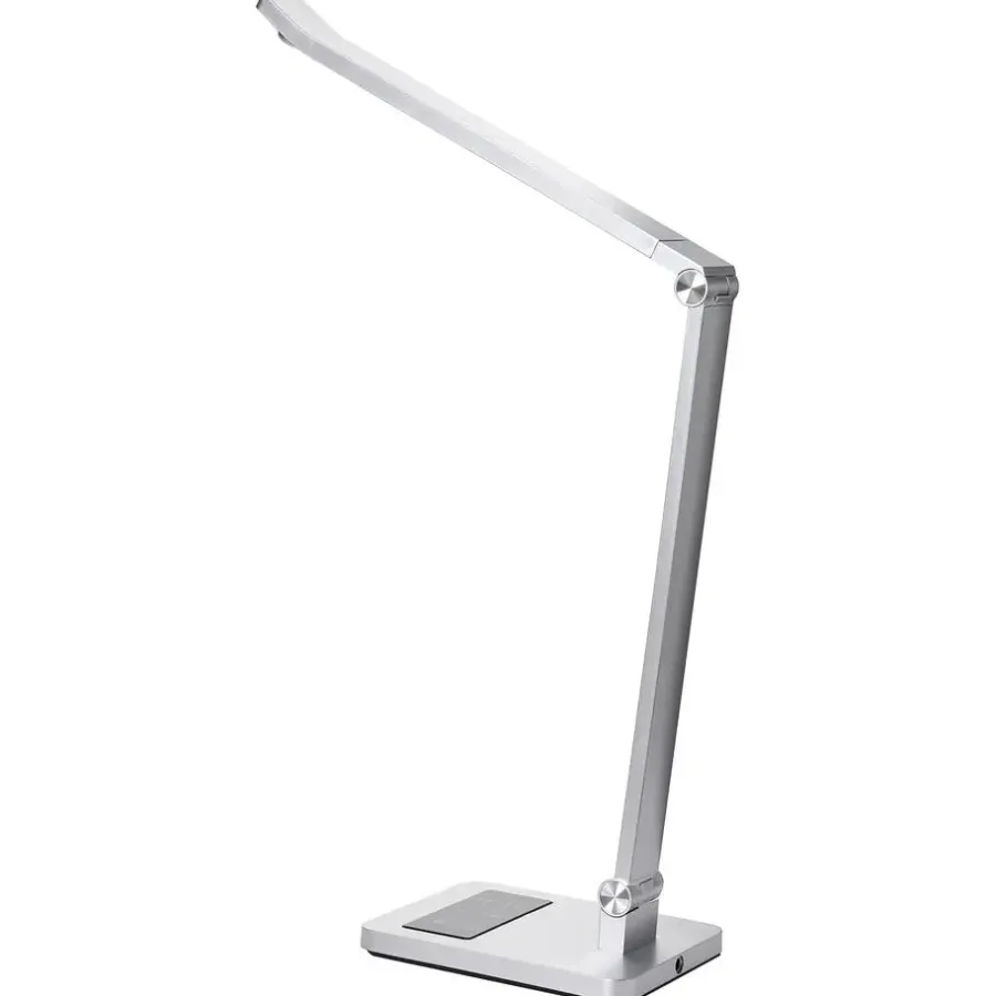 Bureaulampen|Bureaulampen-Leen Bakker LEPUS - Bureaulamp LED - Zilver - Synthetisch materiaal