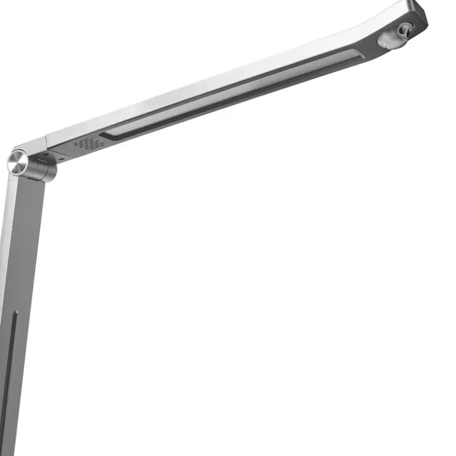 Bureaulampen|Bureaulampen-Leen Bakker LEPUS - Bureaulamp LED - Zilver - Synthetisch materiaal
