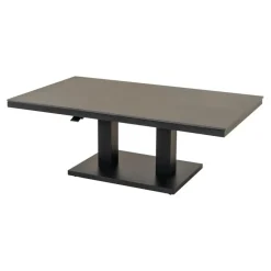 Rechthoekige Eettafels-Les - Geneva loungetafel verstelbaar 140x80 cm - matt antraciet