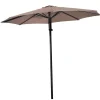 Parasols-Les - Libra pushup parasol Ø3mtr - taupe
