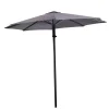 Parasols-Les - Libra pushup parasol Ø3mtr - grijs