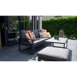 Loungebanken-Les - Loungebank Pina Colada nuance 209x80 cm - grijs