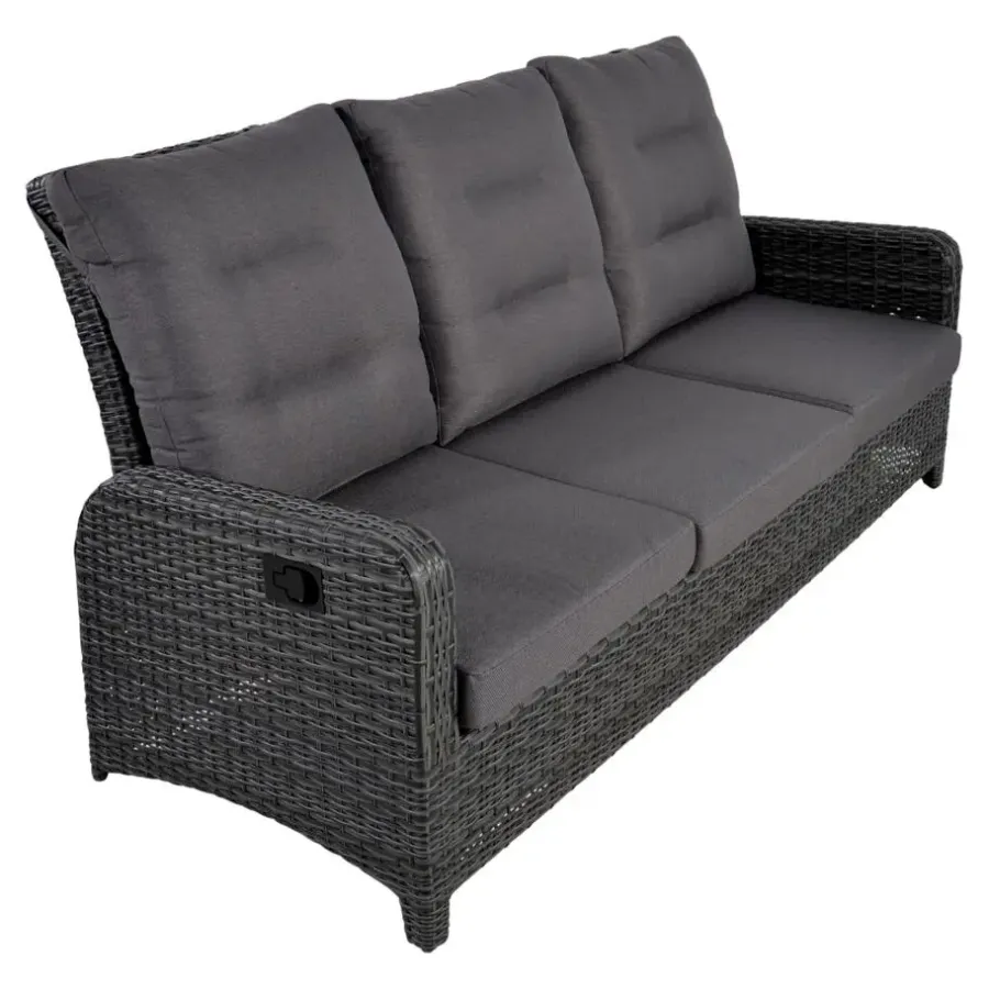 Loungebanken-Les - Loungebank Soho Forte - antraciet