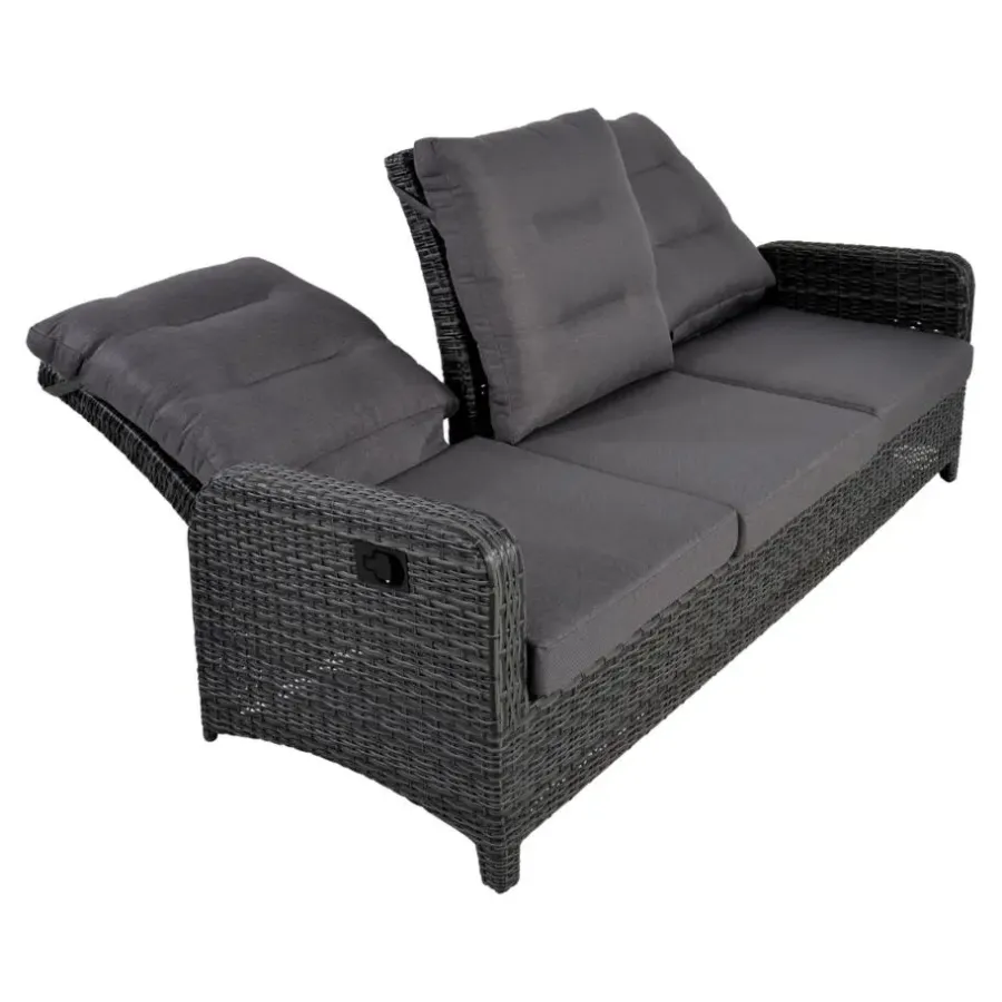 Loungebanken-Les - Loungebank Soho Forte - antraciet