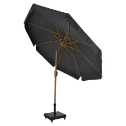 Parasols-Les - Parasol Libra houtlook Ø3mtr - grijs