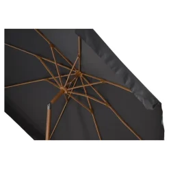 Parasols-Les - Parasol Libra houtlook Ø3mtr - grijs