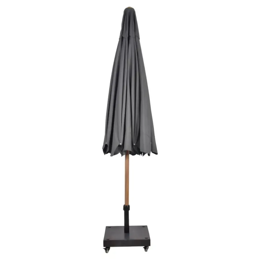 Parasols-Les - Parasol Libra houtlook Ø3mtr - grijs