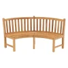 Les - Ronde bank teak 200x53x92cm