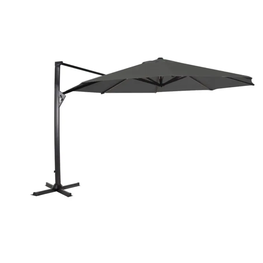 Parasols-Les - Zweefparasol Taurus Ø3,5mtr - grijs