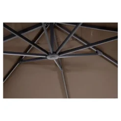 Les - Zweefparasol Taurus Ø3,5mtr - taupe