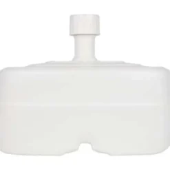 Outdoor Living Lesli Living Parasolvoet met wieltjes - wit - 48 x 48 cm - 50 liter