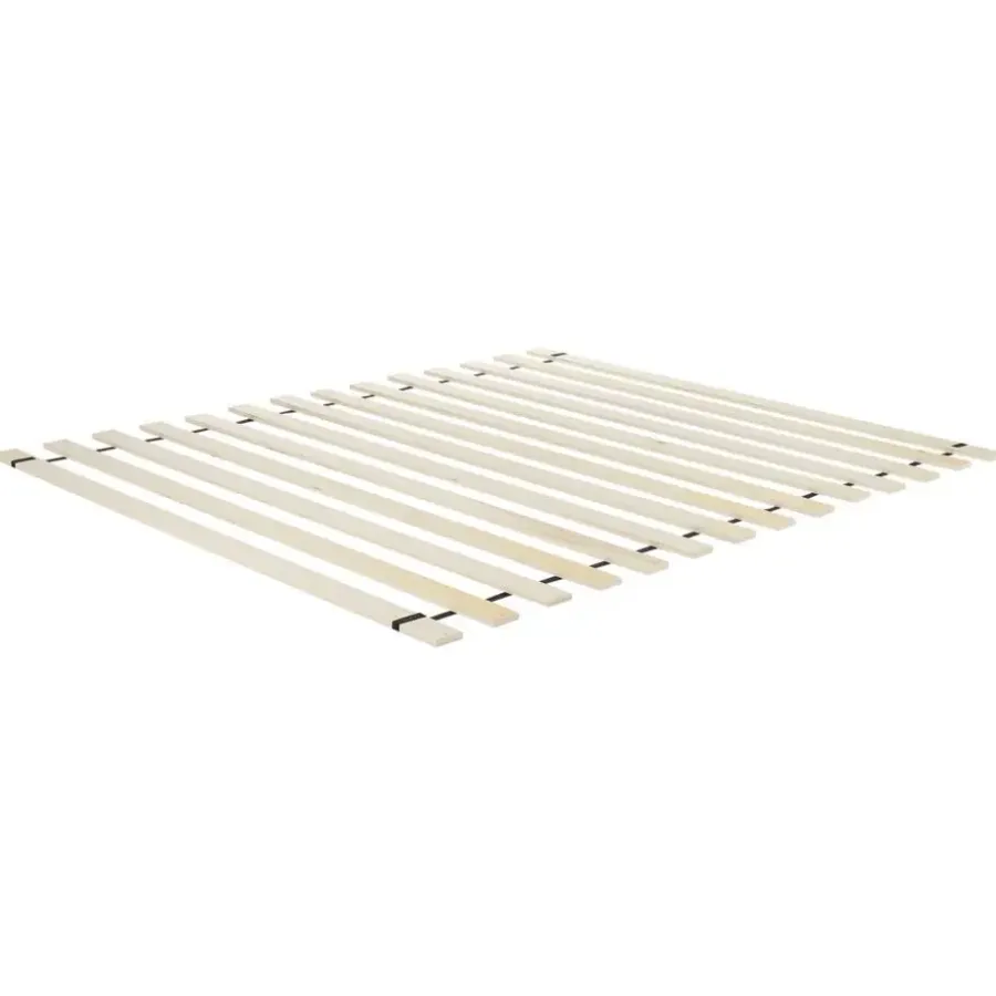 2-Persoons Bedden-Beliani LESTRE - Tweepersoonsbed - Gebroken wit - 160 x 200 cm - Linnen