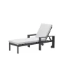 Ligbedden-Garden Impressions Levanto ligbed - carbon black - valley sand