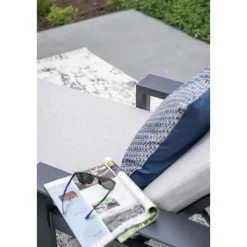 Ligbedden-Garden Impressions Levanto ligbed - carbon black - valley sand