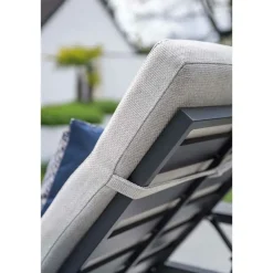 Ligbedden-Garden Impressions Levanto ligbed - carbon black - valley sand