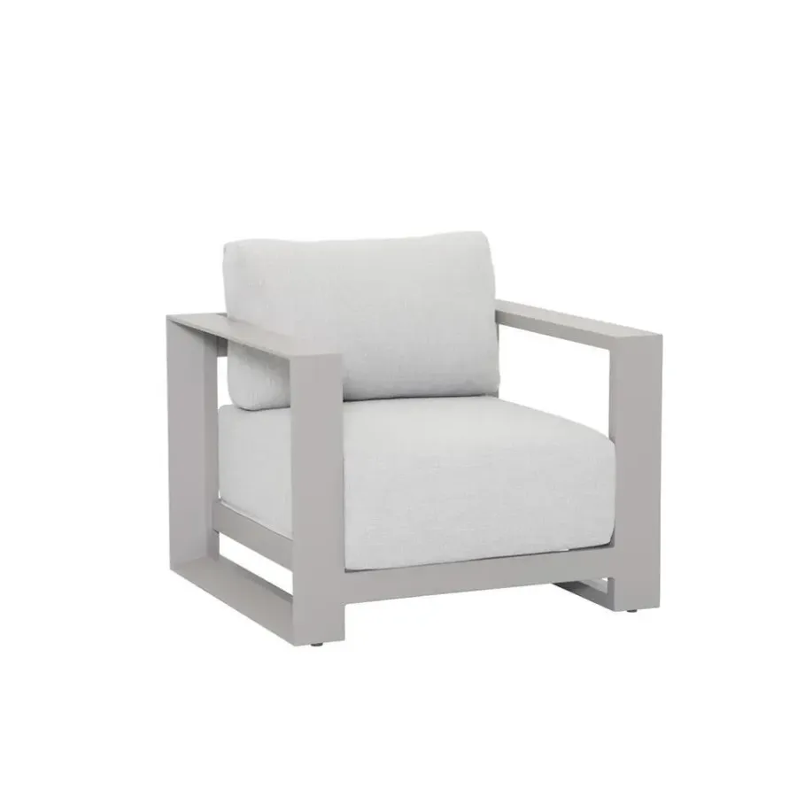 Tuinstoelen-Garden Impressions Levanto lounge fauteuil - taupe - valley san