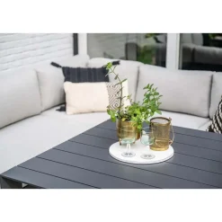 Garden Impressions Levanto lounge-diningtafel - 111x111 cm - carbon black