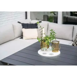 Garden Impressions Levanto lounge-diningtafel - 111x111 cm - carbon black