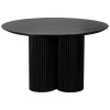 Lewis & Loft Eettafel Lane - Rond ⌀130 - FSC®- mangohout - Zwart