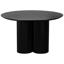 Lewis & Loft Eettafel Lane - Rond ⌀130 - FSC®- mangohout - Zwart