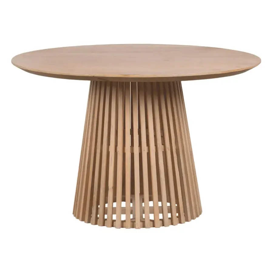 Lewis & Loft Eettafel Levi – FSC® mangohout – Rond – Ø120 cm – Naturel