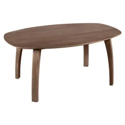 Houten Eettafels|Ovale Eettafels-Lewis & Loft Eettafel Luna – Deens ovaal – 160 x 100 cm – Bruin