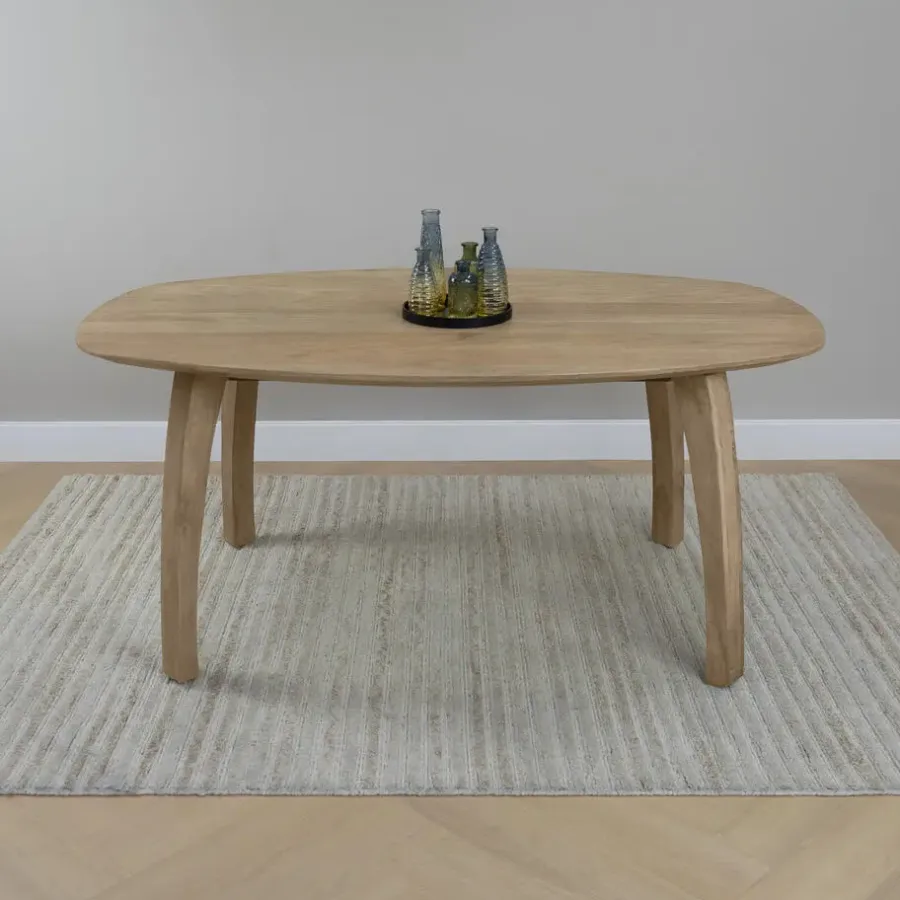 Lewis & Loft Eettafel Luna – Deens ovaal – 160 x 100 cm – Naturel