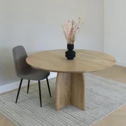 Lewis & Loft Eettafel Lupe - Rond ⌀130 - FSC®- mangohout - Naturel
