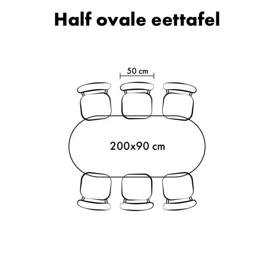 Houten Eettafels|Ovale Eettafels-Lewis & Loft Eettafel Lynn – Ovaal – 200x90 cm – Mangohout – Naturel