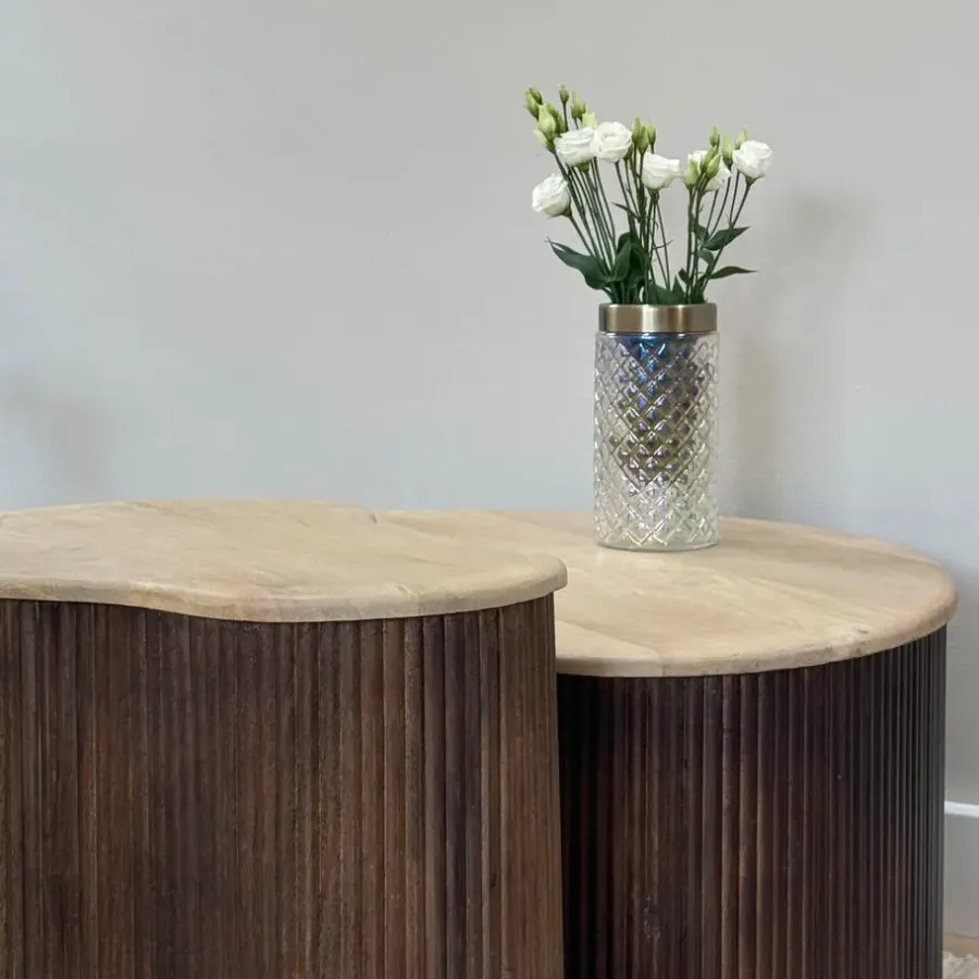Lewis & Loft Salontafel Lena – Maat L – Mangohout – Bruin