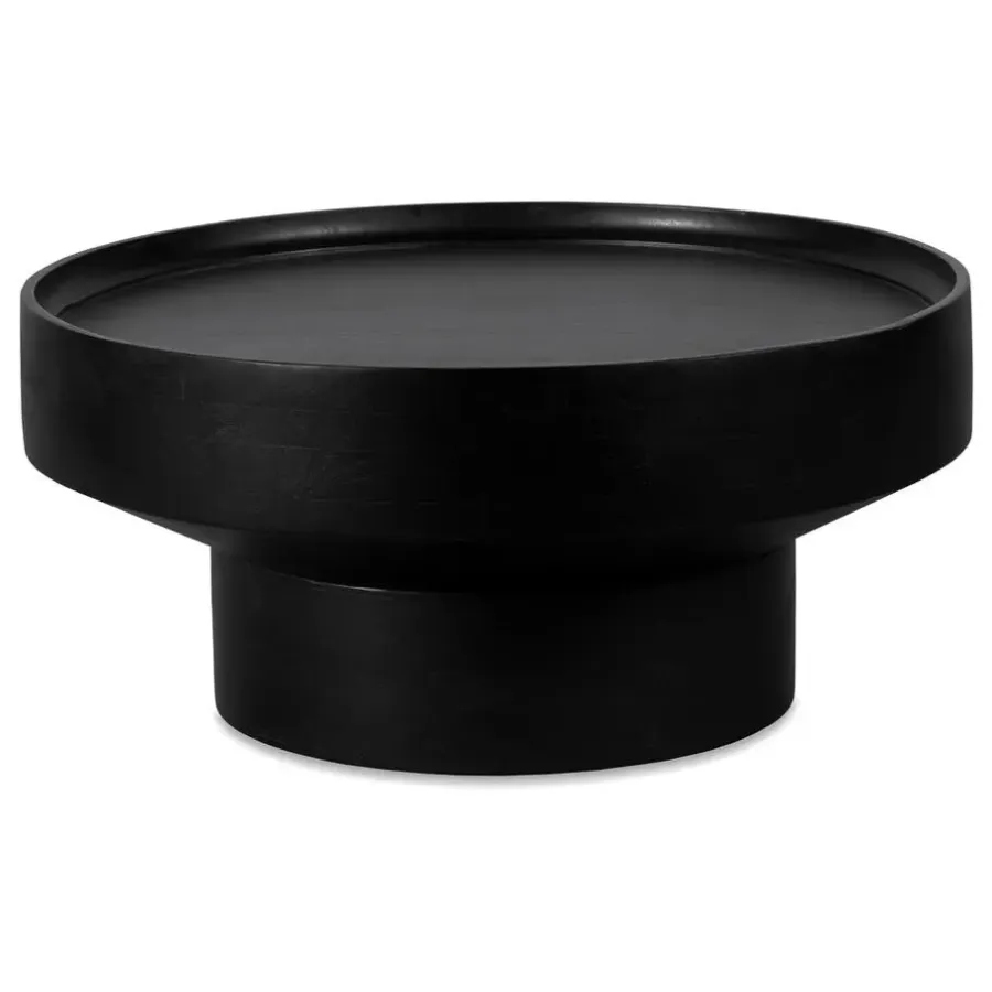 Lewis & Loft Salontafel Luus - FSC® – Rond ⌀80– Zwart