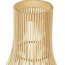 Beliani LEYTE - Lantaarn - Lichthout - 58 cm - Wilgenhout