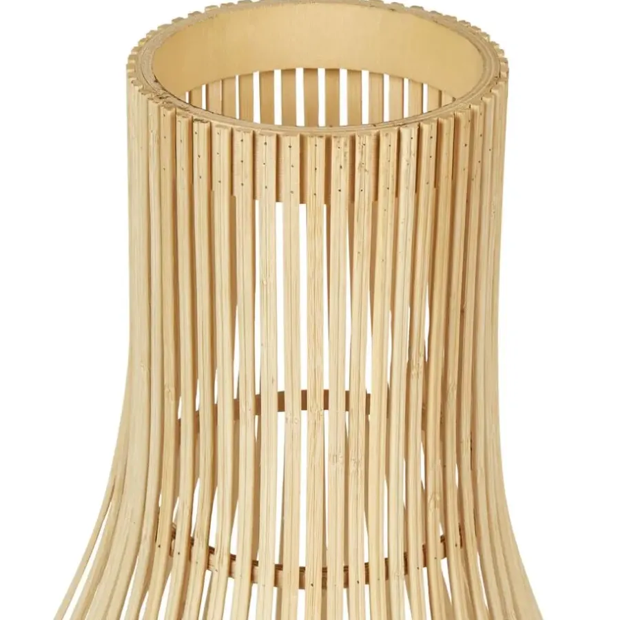 Beliani LEYTE - Lantaarn - Lichthout - 58 cm - Wilgenhout