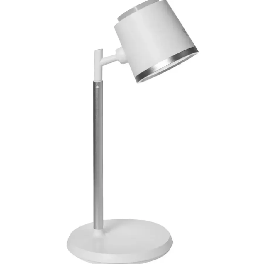 Bureaulampen|Bureaulampen-Leen Bakker LIBRA - Bureaulamp LED - Wit - Synthetisch materiaal